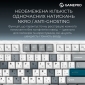 Клавиатура беспроводная GamePro Asgard Ragnar Keychron Super Red Switch Wireless/Bluetooth/USB (MK285WH) White  - фото 12 - интернет-магазин электроники и бытовой техники TTT