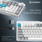 Клавіатура бездротова GamePro Asgard Drakkar Keychron Super Red Switch Wireless/Bluetooth/USB (MK305WH) White  - фото 2 - інтернет-магазин електроніки та побутової техніки TTT