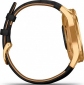 Смарт-часы GARMIN Vivomove Luxe 24K Gold PVD Stainless Steel Case with Black Embossed Italian Leather Band (010-02241-22/02) - фото 5 - интернет-магазин электроники и бытовой техники TTT