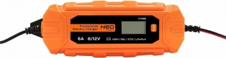 Зарядное устройство автоматическое Neo Tools, 6А/100Вт, 3-150Ач, для кислотных/AGM/GEL аккумуляторов - фото 2 - интернет-магазин электроники и бытовой техники TTT