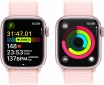 Apple Watch Series 9 GPS 41mm Pink Aluminium Case with Light Pink Sport Loop (MR953QP/A) - фото 5 - интернет-магазин электроники и бытовой техники TTT