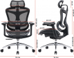 Кресло офисное SIHOO DORO C300L (DORO-C300L-A3-101) Mesh Black  - фото 17 - интернет-магазин электроники и бытовой техники TTT