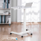 Приставной мобильный столик с регулировкой высоты Officepro ODM380W White - фото 12 - интернет-магазин электроники и бытовой техники TTT