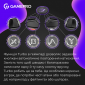 Беспроводной геймпад GamePro GPX13T 2.4G/BT 5.1/USB (Switch/PC/iOS/Android) RGB Transparent - фото 9 - интернет-магазин электроники и бытовой техники TTT
