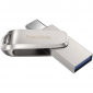 USB флеш накопитель SanDisk Ultra Dual Luxe 1TB USB 3.2 Type-C/USB-A (SDDDC4-1T00-G46) Silver - фото 2 - интернет-магазин электроники и бытовой техники TTT