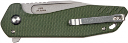 Нож складной CJRB Knives Riff SW AR-RPM9 Steel Micarta Green - фото 3 - интернет-магазин электроники и бытовой техники TTT