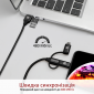 USB-хаб Promate PentaPower USB-C/USB-А to USB-C/microUSB/Lightning 1.2 м (pentapower.black) Black  - фото 4 - інтернет-магазин електроніки та побутової техніки TTT