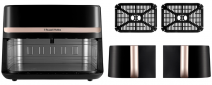 Мультипечь Russell Hobbs Satisfry Air Dual Basket Black and Champagne 27680-56 - фото 3 - интернет-магазин электроники и бытовой техники TTT