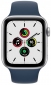 Apple Watch SE GPS 44 mm Silver Aluminium Case with Abyss Blue Sport Band (MKQ43UL/A) - фото 2 - интернет-магазин электроники и бытовой техники TTT