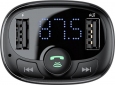 FM-трансмітер Baseus T-Typed S-09 Bluetooth MP3 Car Charger 2.4 A 2 USB (CCALL-TM01) Black - фото 3 - інтернет-магазин електроніки та побутової техніки TTT