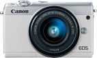 Фотоаппарат Canon EOS M100 15-45mm IS STM Kit (2210C048AA) White - фото 2 - интернет-магазин электроники и бытовой техники TTT