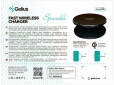 Беспроводное зарядное устройство Gelius Pro Sparkle Wireless Charger 15W GP-WC003 (2099900874000) Black - фото 4 - интернет-магазин электроники и бытовой техники TTT