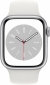 Apple Watch Series 8 GPS 41mm Silver Aluminium Case with White Sport Band (MP6K3UL/A) - фото 2 - интернет-магазин электроники и бытовой техники TTT