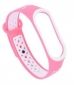 Ремінець для браслета Xiaomi Mi Band 3 Sport Pink/White - фото 2 - інтернет-магазин електроніки та побутової техніки TTT