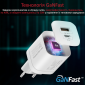 Мережевий зарядний пристрій Promate PowerPort-33 Вт USB-C+USB-A (powerport-33.white) White  - фото 3 - інтернет-магазин електроніки та побутової техніки TTT