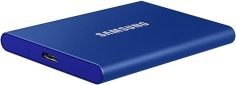 Жесткий диск Samsung Portable SSD T7 2TB USB 3.2 Type-C (MU-PC2T0H/WW) External Blue - фото 3 - интернет-магазин электроники и бытовой техники TTT