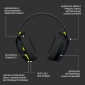 Гарнітура Logitech G435 Lightspeed Wireless Gaming Headset (981-001050) - фото 9 - інтернет-магазин електроніки та побутової техніки TTT