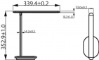 Настільна лампа Philips LED Reading Desk Lamp Ivory 5W 3000/4000/5000K 3000Mah (Lithium Battery)  - фото 2 - інтернет-магазин електроніки та побутової техніки TTT
