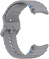 Ремінець BeCover Ribbed Tape для Samsung Galaxy Watch (20mm) 3 41mm/4/5/6/7 40-44mm (712042) Gray - фото 3 - інтернет-магазин електроніки та побутової техніки TTT