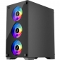 Корпус 1stPlayer X2-M-BK-4F1-PS-600FK-EU Black 600W - фото 3 - интернет-магазин электроники и бытовой техники TTT