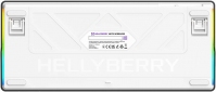 Клавіатура бездротова Hator Hellyberry HK75 Mechanical Linear RGB Wireless/Bluetooth/USB (HK75_wireless) White/Violet - фото 7 - інтернет-магазин електроніки та побутової техніки TTT