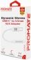 Перехідник Promate AuxLink-C USB type C - AUX 3.5 мм 0.2 м (auxlink-c.white) White - фото 2 - інтернет-магазин електроніки та побутової техніки TTT