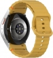 Ремінець BeCover Ribbed Tape для Samsung Galaxy Watch (20mm) 3 41mm/4/5/6/7 40-44mm (712051) Yellow - фото 3 - інтернет-магазин електроніки та побутової техніки TTT