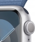 Apple Watch Series 9 GPS 41mm Silver Aluminium Case with Winter Blue Sport Loop (MR923QP/A) - фото 3 - интернет-магазин электроники и бытовой техники TTT