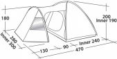 Палатка Easy Camp Eclipse 500 (928296) Gold Red - фото 2 - интернет-магазин электроники и бытовой техники TTT