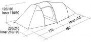 Палатка Easy Camp Magnetar 400 (120416) Rustic Green - фото 2 - интернет-магазин электроники и бытовой техники TTT