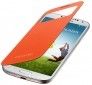 Чехол Samsung для Galaxy S4 I9500 S-View Orange (EF-CI950BOEGWW) - фото 2 - интернет-магазин электроники и бытовой техники TTT