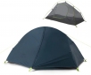 Палатка сверхлегкая одноместная с футпринтом Naturehike Cycling 1 NH18A095-D 210T Dark Blue - фото 2 - интернет-магазин электроники и бытовой техники TTT