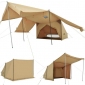 Палатка одноместная с тентом Naturehike CNK2450WS026 Brown - фото 2 - интернет-магазин электроники и бытовой техники TTT