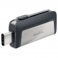 USB флеш накопитель SanDisk Ultra Dual 256GB USB 3.1 + Type-C (SDDDC2-256G-G46) Silver/Black - фото 2 - интернет-магазин электроники и бытовой техники TTT