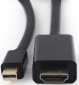 Кабель Cablexpert mini DisplayPort - HDMI 1.8 м (CC-mDP-HDMI-6) Black  - фото 4 - інтернет-магазин електроніки та побутової техніки TTT
