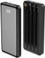 УМБ Forever power bank TB-411 ALLin1 10000 mAh with cables USB-C + Lightning + microUSB (GSM103789) Black - фото 2 - інтернет-магазин електроніки та побутової техніки TTT