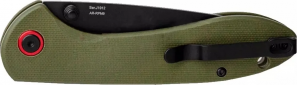 Ніж CJRB Feldspar Black Blade G10 (J1912-BGN) Green  - фото 2 Ніж CJRB Feldspar Black Blade G10 (J1912-BGN) Green  - фото 2 - інтернет-магазин електроніки та побутової техніки TTT