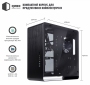 Корпус QUBE Hawk (QBX4A_WBNU3) Black - фото 3 - интернет-магазин электроники и бытовой техники TTT