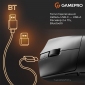 Миша GamePro Genesis Wizard Wireless/Bluetooth/USB (GM160B) Black  - фото 4 - інтернет-магазин електроніки та побутової техніки TTT