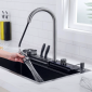 Кухонна мийка Lefton Workstation Kitchen Sink Set Digital Temperature Display KS2205 (SK019-G) - фото 6 - інтернет-магазин електроніки та побутової техніки TTT