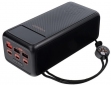 УМБ Veger W5001 50000 mAh 22.5W USB-C 3хUSB-А (W5001.black) Black - фото 4 - інтернет-магазин електроніки та побутової техніки TTT