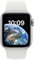 Apple Watch SE (2022) GPS 40mm Silver Aluminium Case with White Sport Band (MNJV3UL/A) - фото 2 - интернет-магазин электроники и бытовой техники TTT