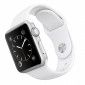 Смарт годинник Apple Watch Series 1 Sport 42mm Silver Aluminium Case with White Sport Band (MNNL2) - фото 3 - інтернет-магазин електроніки та побутової техніки TTT
