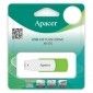 USB флеш накопитель Apacer AH335 32GB Green (AP32GAH335G-1) - фото 3 - интернет-магазин электроники и бытовой техники TTT