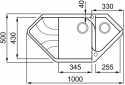 Кухонна мийка Elleci Ego Corner avena 51 - фото 2 - інтернет-магазин електроніки та побутової техніки TTT
