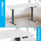 Стіл з електрорегулюванням висоти OfficePro ODE1470WB White/Black  - фото 3 - інтернет-магазин електроніки та побутової техніки TTT