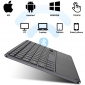 Клавиатура беспроводная BeCover with TouchPad (245х180 мм) Bluetooth English/Ukrainian (713403) Black - фото 2 - интернет-магазин электроники и бытовой техники TTT