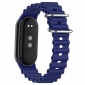Ремешок BeCover Wave Style для Xiaomi Mi Smart Band 8 / 9 / 10 (714352) Deep Blue - фото 3 - интернет-магазин электроники и бытовой техники TTT
