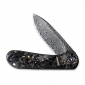 Ніж Civivi Elementum, (7.5 см) Damascus / Carbon Fiber - фото 2 - інтернет-магазин електроніки та побутової техніки TTT