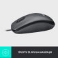 Мышь Logitech M100 USB (910-006652) Black  - фото 5 - интернет-магазин электроники и бытовой техники TTT